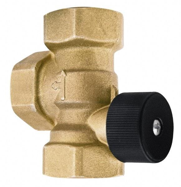 Bell & Gossett - 1-1/4" Pipe, Brass Manually Operated Plumbing Valve - Buna Seal, FNPT - Americas Industrial Supply