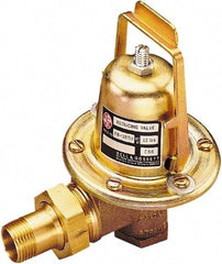 Bell & Gossett - 1/2" Inlet, 1/2" Outlet, Female Union x FNPT, Pressure Reducing Valve - 125 Max psi, Lead Free Brass - Americas Industrial Supply