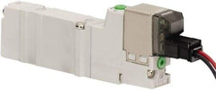 ARO/Ingersoll-Rand - Solenoid Actuator, Spring Return, 2 Position, Body Ported Solenoid Air Valve - 110 VAC Input, 0.2 CV, 4 Way, 100 psi, 122° Max Temp, 44° Min Temp - Americas Industrial Supply