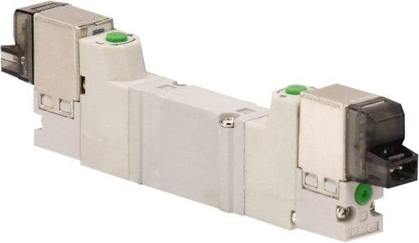 ARO/Ingersoll-Rand - Solenoid Actuator, Solenoid Return, 2 Position, Body Ported Solenoid Air Valve - 110 VAC Input, 0.2 CV, 4 Way, 100 psi, 122° Max Temp, 44° Min Temp - Americas Industrial Supply