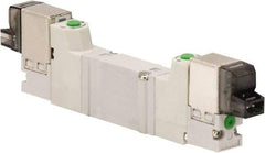 ARO/Ingersoll-Rand - Solenoid Actuator, Solenoid Return, 2 Position, Body Ported Solenoid Air Valve - 110 VAC Input, 0.2 CV, 4 Way, 100 psi, 122° Max Temp, 44° Min Temp - Americas Industrial Supply