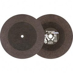 WALTER Surface Technologies - 18" 24 Grit Aluminum Oxide Cutoff Wheel - 3/16" Thick, 1" Arbor, 3,400 Max RPM, Use with Stationary Tools - Americas Industrial Supply