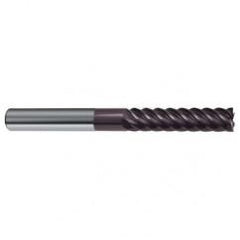 1/4" Dia. - 3" OAL - 45° Helix Firex Carbide End Mill - 6 FL - Americas Industrial Supply