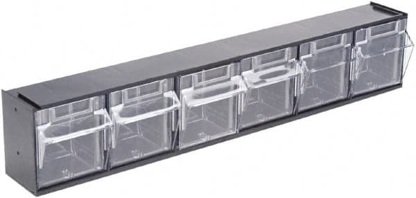 Deflect-o - Black/Clear Covered Modular - Plastic - Americas Industrial Supply