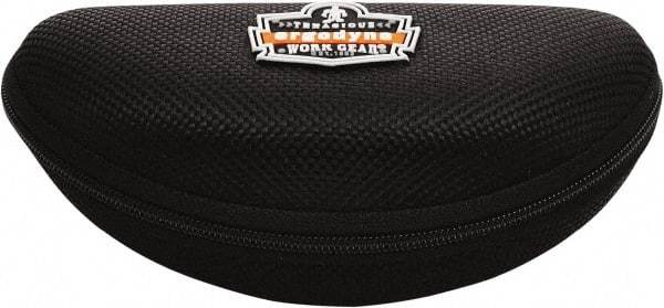 Ergodyne - Black Eyeglass Case - Nylon, Compatible with All Eyewear - Americas Industrial Supply