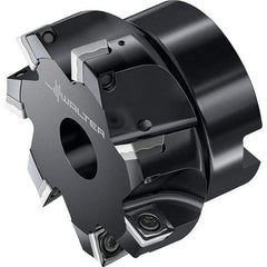 Walter - 5 Inserts, 38.1mm Cut Diam, 12.7mm Arbor Diam, Indexable Square-Shoulder Face Mill - 0° Lead Angle, 40mm High, Through Coolant, Series M4132-UB1 - Americas Industrial Supply