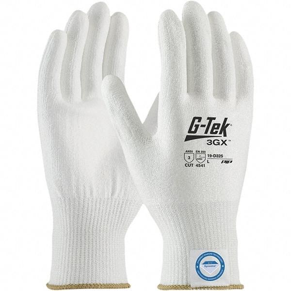 PIP - Size 2XS, ANSI Cut Lvl A3, Puncture Lvl 1, Abrasion Lvl 4, Polyurethane Coated Dyneema Diamond Technology Cut Resistant Gloves - Palm & Fingers Coated, Knit Wrist, White, Paired - Americas Industrial Supply
