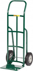 Little Giant - 800 Lb Capacity 47" OAH Hand Truck - 12 x 14" Base Plate, Continuous Handle, Steel, Solid Rubber Wheels - Americas Industrial Supply