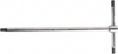 Beta - 8mm Hex, Sliding T-Handle, Hex Key - 9-7/8" OAL, Steel, Metric System of Measurement - Americas Industrial Supply