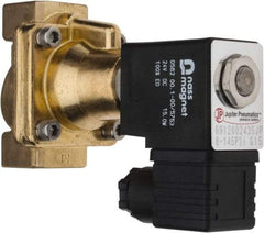 PRO-SOURCE - 1/2", 2/2 Way Steam Series Stacking Solenoid Valve - 24 VDC, 4.5 CV Rate, 4.19" High x 2.76" Long - Americas Industrial Supply