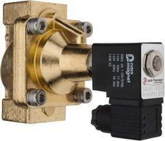 PRO-SOURCE - 3/4", 2/2 Way Steam Series Stacking Solenoid Valve - 110 VAC, 12 CV Rate, 4.98" High x 3.94" Long - Americas Industrial Supply