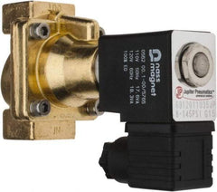 PRO-SOURCE - 1/2", 2/2 Way Steam Series Stacking Solenoid Valve - 110 VAC, 4.5 CV Rate, 4.19" High x 2.76" Long - Americas Industrial Supply