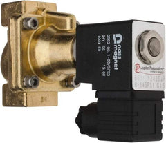 PRO-SOURCE - 3/8", 2/2 Way Steam Series Stacking Solenoid Valve - 24 VDC, 4.5 CV Rate, 4.19" High x 2.76" Long - Americas Industrial Supply
