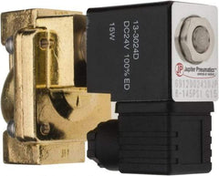 PRO-SOURCE - 1/2", 2/2 Way Stacking Solenoid Valve - 24 VDC, 4.5 CV Rate, 4.19" High x 2.83" Long - Americas Industrial Supply