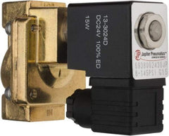 PRO-SOURCE - 3/8", 2/2 Way Stacking Solenoid Valve - 24 VDC, 4.5 CV Rate, 4.19" High x 2.83" Long - Americas Industrial Supply