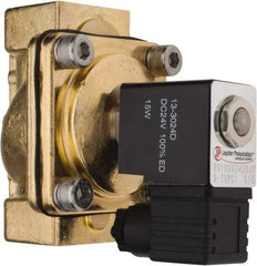 PRO-SOURCE - 1", 2/2 Way Stacking Solenoid Valve - 24 VDC, 11.92 CV Rate, 4.74" High x 3.78" Long - Americas Industrial Supply
