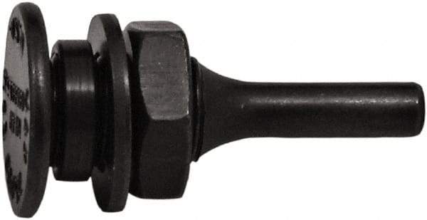 Tanis - 5/8" Arbor Hole to 1/4" Shank Diam Drive Arbor - For 3" Small Diam Wheel Brushes - Americas Industrial Supply