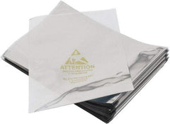 Value Collection - 8" Long x 5" Wide, 3 mil Thick, Clear Metalized Static Shield Bag - Metal-In - Americas Industrial Supply