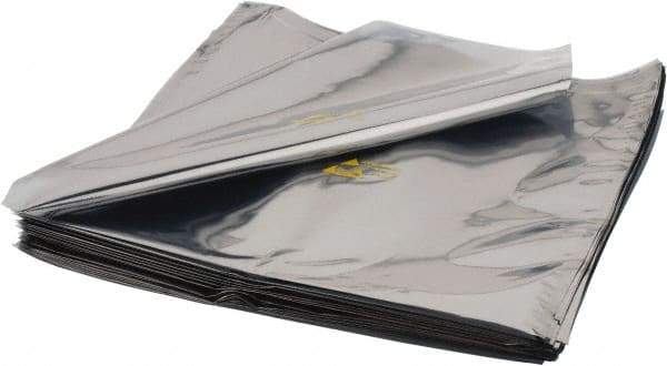 Value Collection - 18" Long x 18" Wide, 3 mil Thick, Clear Metalized Static Shield Bag - Metal-In - Americas Industrial Supply