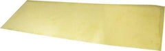 Alinabal - 2 Ft. Long x 8 Inch Wide x 0.01 Inch Thick, Shim Sheet Stock - Laminated Brass, 0.002 Inch Lamination Thickness - Americas Industrial Supply