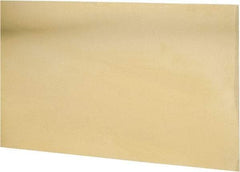 Alinabal - 2 Ft. Long x 8 Inch Wide x 0.016 Inch Thick, Shim Sheet Stock - Laminated Brass, 0.002 Inch Lamination Thickness - Americas Industrial Supply