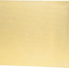 Alinabal - 2 Ft. Long x 8 Inch Wide x 0.016 Inch Thick, Shim Sheet Stock - Laminated Brass, 0.003 Inch Lamination Thickness - Americas Industrial Supply