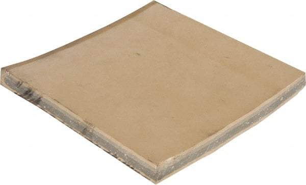 Made in USA - 12" Long, 12" Wide, Natural Gum Rubber Foam Sheet - 35 to 45 Durometer, Tan, -20 to 140°F, 3,000 psi Tensile Strength, Stock Length - Americas Industrial Supply