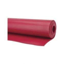 Made in USA - 48" Wide, Natural Latex Rubber Foam Sheet - 35 to 45 Durometer, Pink, -40 to 170°F, 3,000 psi Tensile Strength, Cut-to-Length - Americas Industrial Supply