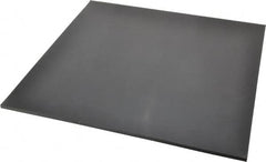 Made in USA - 12" Long, 12" Wide, Buna-N Rubber Foam Sheet - 35 to 45 Durometer, Black, -20 to 170°F, 800 psi Tensile Strength, Stock Length - Americas Industrial Supply