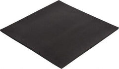 Made in USA - 12" Long, 12" Wide, Buna-N Rubber Foam Sheet - 35 to 45 Durometer, Black, -20 to 170°F, 800 psi Tensile Strength, Stock Length - Americas Industrial Supply