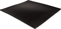Made in USA - 12" Long, 12" Wide, Buna-N Rubber Foam Sheet - 50 to 60 Durometer, Black, -20 to 170°F, 900 psi Tensile Strength, Stock Length - Americas Industrial Supply