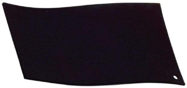 Made in USA - 12" Long, 36" Wide, 1" Thick, Neoprene Rubber Foam Sheet - 50 to 60 Durometer, Black, -40 to 220°F, 1,500 psi Tensile Strength, Cut-to-Length - Americas Industrial Supply