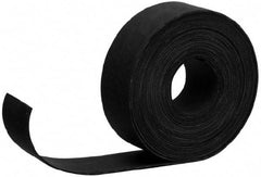 Made in USA - 36" Wide, 3/8" Thick, Buna-N Rubber Foam Sheet - 50 to 60 Durometer, Black, -20 to 180°F, 2,500 psi Tensile Strength, Adhesive Backing, Cut-to-Length - Americas Industrial Supply