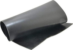 Made in USA - 24" Long, 12" Wide, Polyester-Reinforced Neoprene Rubber Foam Sheet - 50 to 60 Durometer, Black, -20 to 180°F, 1,000 psi Tensile Strength, Stock Length - Americas Industrial Supply