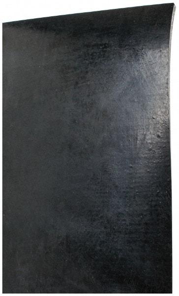 Made in USA - 48" Wide, Polyester-Reinforced Neoprene Rubber Foam Sheet - 50 to 60 Durometer, Black, -20 to 180°F, 1,000 psi Tensile Strength, Cut-to-Length - Americas Industrial Supply