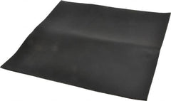Made in USA - 12" Long, 12" Wide, Nylon-Reinforced Neoprene Rubber Foam Sheet - 65 to 75 Durometer, Black, -40 to 220°F, 1,100 psi Tensile Strength, Stock Length - Americas Industrial Supply