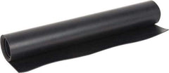 Made in USA - 24" Long, 12" Wide, Nylon-Reinforced Neoprene Rubber Foam Sheet - 65 to 75 Durometer, Black, -40 to 220°F, 1,100 psi Tensile Strength, Stock Length - Americas Industrial Supply