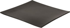 Made in USA - 12" Long, 12" Wide, Neoprene Spring Blend Rubber Foam Sheet - 65 to 75 Durometer, Black, -20 to 170°F, 1,000 psi Tensile Strength, Stock Length - Americas Industrial Supply