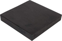 Made in USA - 12" Long, 12" Wide, Neoprene Spring Blend Rubber Foam Sheet - 65 to 75 Durometer, Black, -20 to 170°F, 1,000 psi Tensile Strength, Stock Length - Americas Industrial Supply