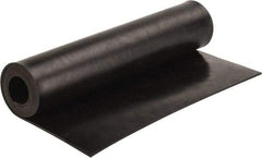 Made in USA - 36" Long, 12" Wide, Neoprene Spring Blend Rubber Foam Sheet - 65 to 75 Durometer, Black, -20 to 170°F, 1,000 psi Tensile Strength, Stock Length - Americas Industrial Supply