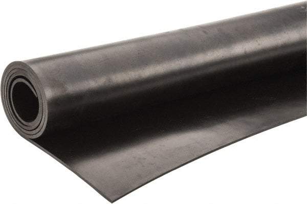 Made in USA - 36" Long, 36" Wide, Neoprene Spring Blend Rubber Foam Sheet - 65 to 75 Durometer, Black, -20 to 170°F, 1,000 psi Tensile Strength, Stock Length - Americas Industrial Supply