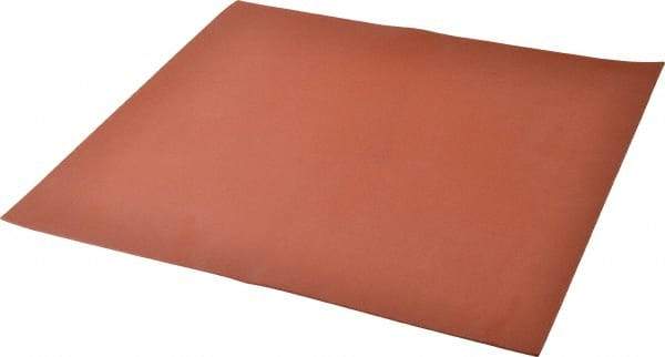 Made in USA - 12" Long, 12" Wide, Silicone Rubber Foam Sheet - 50 to 60 Durometer, Red, -60 to 500°F, 650 psi Tensile Strength, Stock Length - Americas Industrial Supply