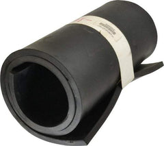Made in USA - 36" Wide, SBR Rubber Foam Sheet - 70 to 80 Durometer, Black, -20 to 170°F, 800 psi Tensile Strength, Cut-to-Length - Americas Industrial Supply