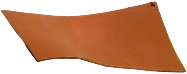 Made in USA - 36" x 36" x 1/4" Orange-Red Silicone Foam Sheet - Americas Industrial Supply