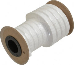Made in USA - 3/8" x 4.2' Spool Length, PTFE/Sanitary Compression Packing - Americas Industrial Supply