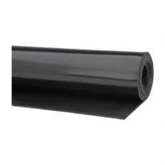 Made in USA - 36" Wide, Vinyl Rubber Foam Sheet - 60 to 70 Durometer, Black, 20 to 160°F, 1,000 psi Tensile Strength, Cut-to-Length - Americas Industrial Supply