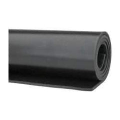 Made in USA - 36" Wide, Vinyl Rubber Foam Sheet - 60 to 70 Durometer, Black, 20 to 160°F, 1,000 psi Tensile Strength, Cut-to-Length - Americas Industrial Supply