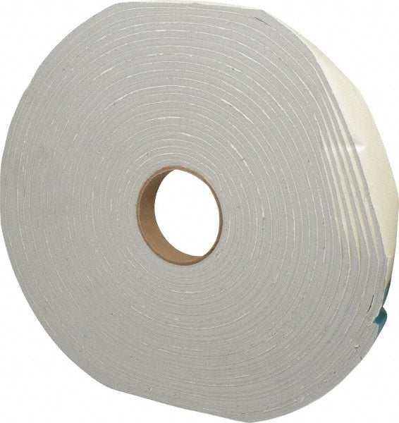 Made in USA - 50' x 1" x 1/4" Gray PVC Foam Roll - Americas Industrial Supply