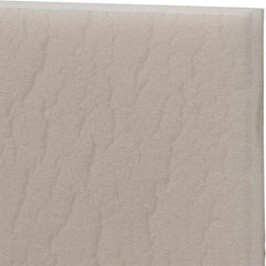 Made in USA - 54" Wide, Polyethylene Foam Rubber Foam Sheet - White, -110 to 180°F, Adhesive Backing, Cut-to-Length - Americas Industrial Supply