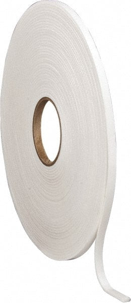 Made in USA - 50' x 3/8" x 3/16" White Polyethylene Foam Roll - Americas Industrial Supply